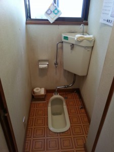 お年を召してきたお母様には和式トイレは厳しくなってきていました。
